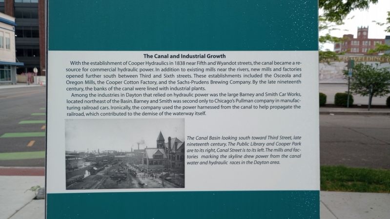The Canal and Industrial Growth Marker image. Click for full size.