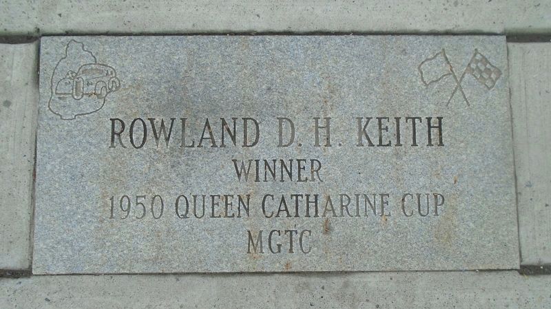 Watkins Glen Grand Prix Drivers Walk of Fame Keith Marker image. Click for full size.