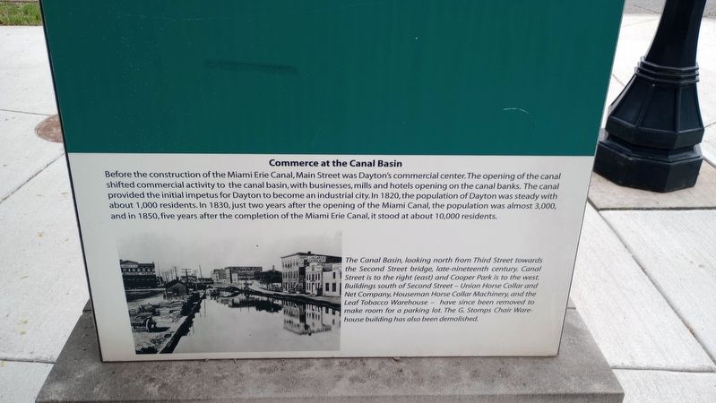 Commerce at the Canal Basin Marker image. Click for full size.