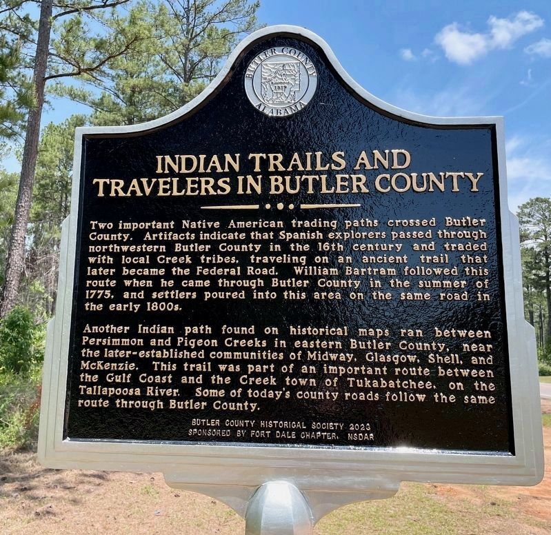 Indian Trails and Travelers Marker image. Click for full size.