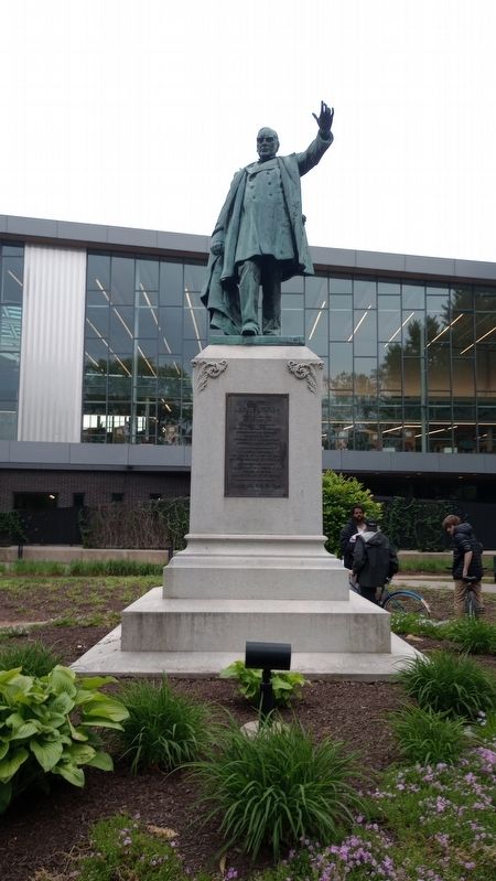 William McKinley Statue Marker. Click for full size. William McKinley Statue Marker image. Click for full size.