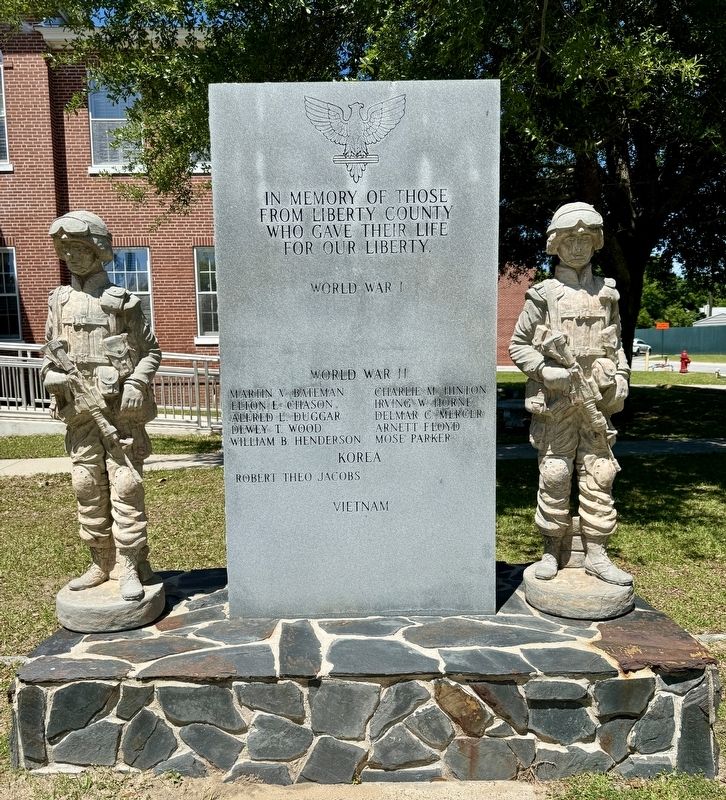 Liberty County Veterans Memorial Marker image. Click for full size.