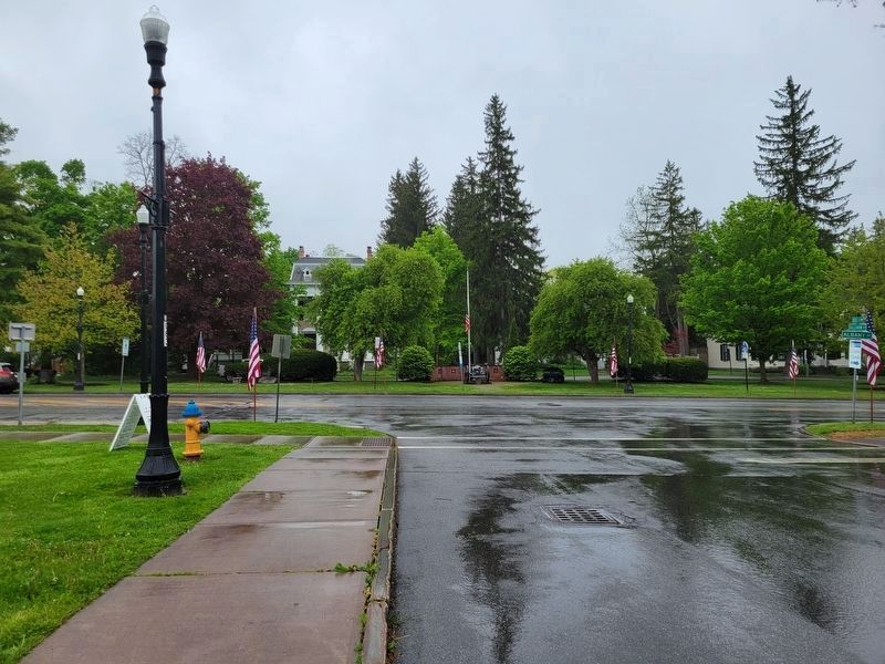 Memorial Park and markers. Click for full size. Memorial Park and markers image. Click for full size.