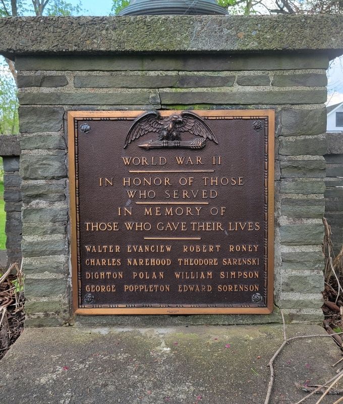 Verona World War II Memorial Marker. Click for full size. Verona World War II Memorial Marker image. Click for full size.