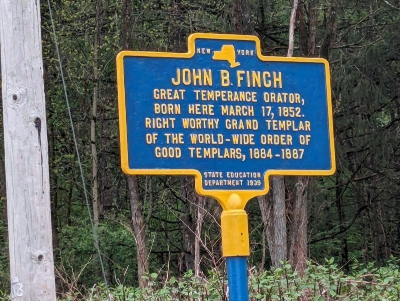 John B. Finch Marker on May 12, 2024. Click for full size. John B. Finch Marker on May 12, 2024 image. Click for full size.