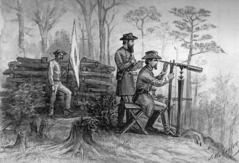 John Gordon surveys the Union positions. image. Click for full size.