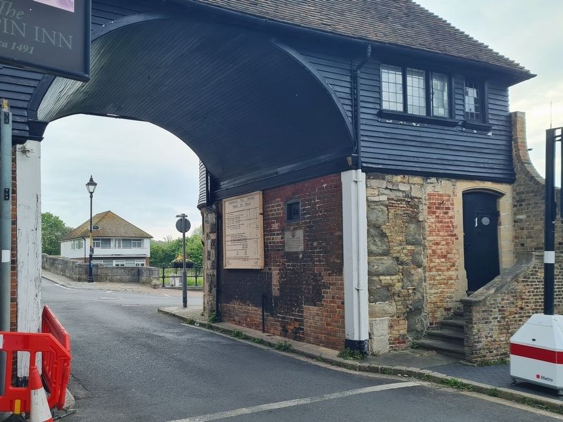 Sandwich Toll Bridge Marker image. Click for full size.