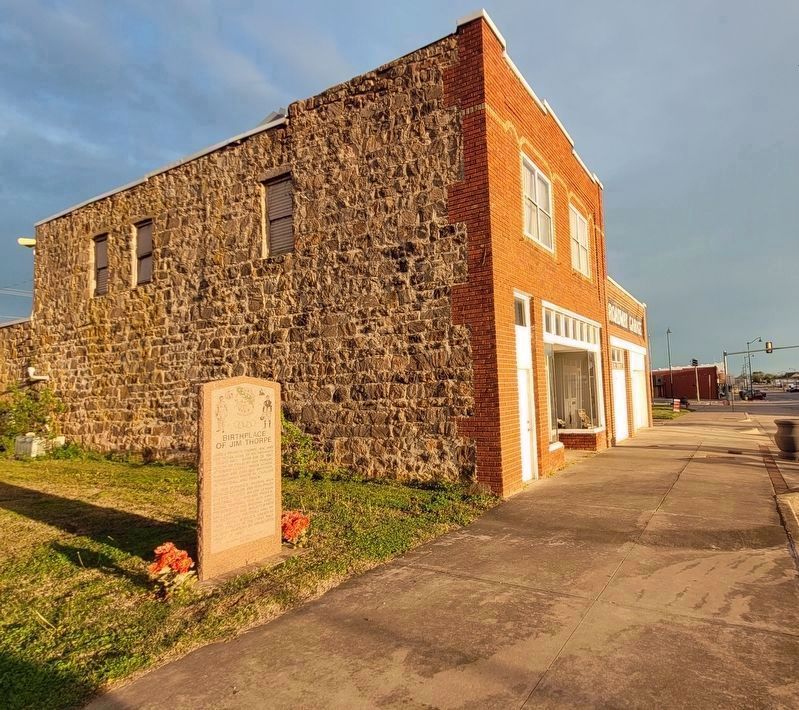 Birthplace of Jim Thorpe Marker image. Click for full size.