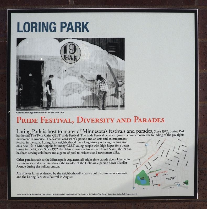 Loring Park: Pride Festival, Diversity and Parades Marker image. Click for full size.