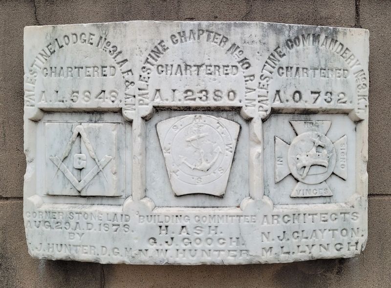 Palestine Lodge Marker image. Click for full size.