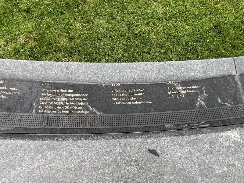 Memorial to Enslaved Laborers Marker image. Click for full size.