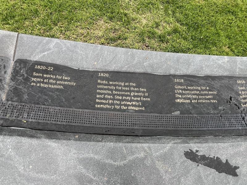 Memorial to Enslaved Laborers Marker image. Click for full size.