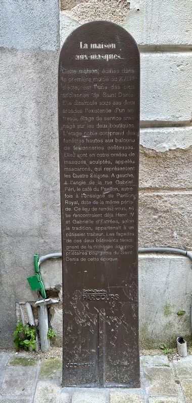 La Maison Aux Masques Marker image. Click for full size.