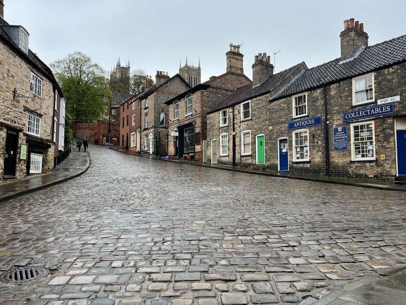 Steep Hill Street. Click for full size. Steep Hill Street image. Click for full size.