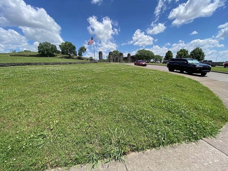 Fort Negley Marker. Click for full size. Fort Negley Marker image. Click for full size.