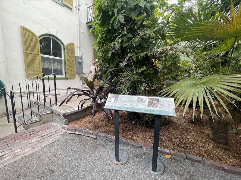 Miriam Williams: Hemingway's Personal Chef Marker image. Click for full size.