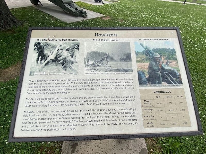 Howitzers Marker. Click for full size. Howitzers Marker image. Click for full size.