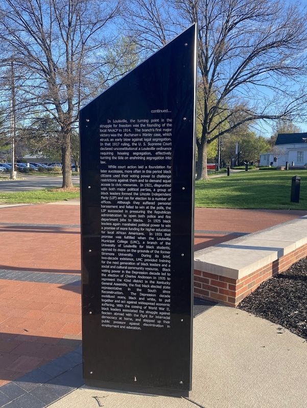 Freedom Park: A Journey to Freedom Marker. Click for full size. Freedom Park: A Journey to Freedom Marker image. Click for full size.