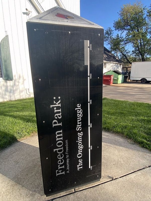 Freedom Park: A Journey to Freedom Marker. Click for full size. Freedom Park: A Journey to Freedom Marker image. Click for full size.