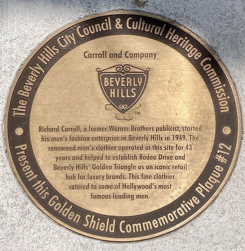 Carroll and Company Marker image. Click for full size.