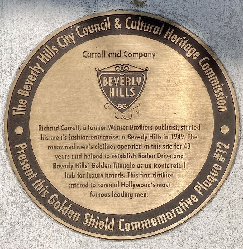 Carroll and Company Marker. Click for full size. Carroll and Company Marker image. Click for full size.