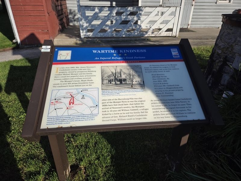 Wartime Kindness Marker. Click for full size. Wartime Kindness Marker image. Click for full size.