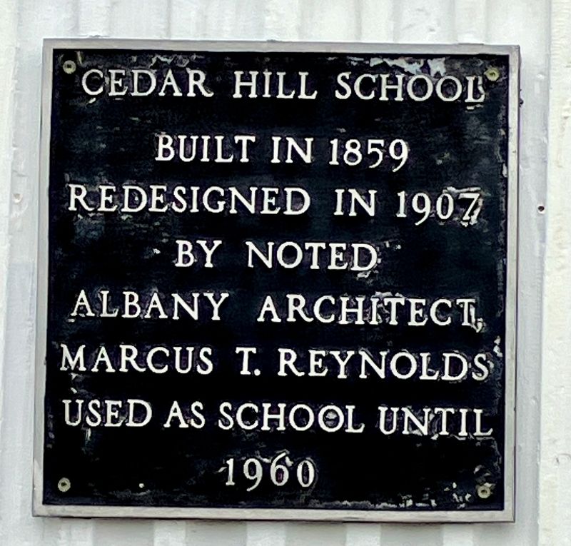 Cedar Hill School Marker image. Click for full size.