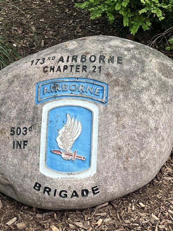 173rd Airborne Memorial. Click for full size. 173rd Airborne Memorial image. Click for full size.