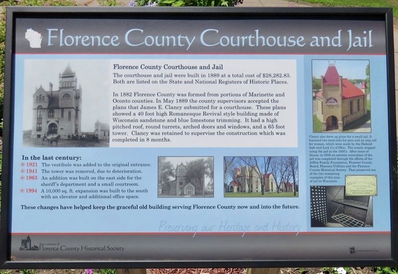 Courthouse Interpretive Sign image. Click for full size.