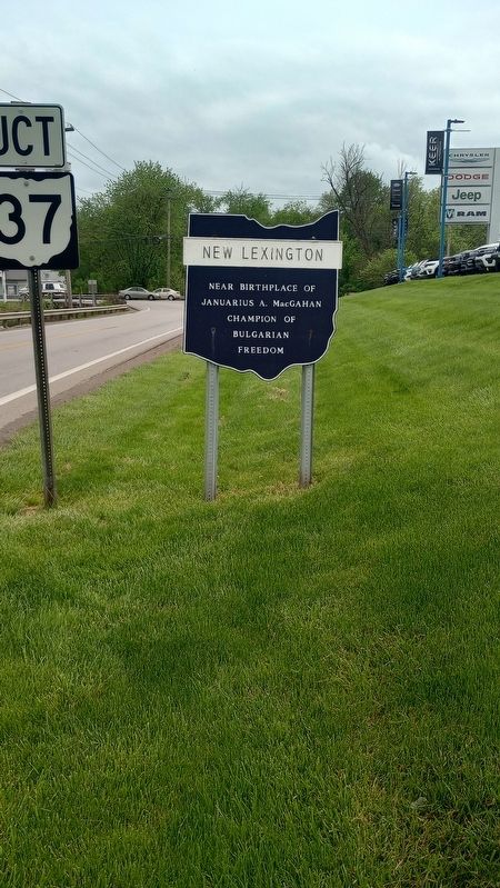 New Lexington Marker image. Click for full size.