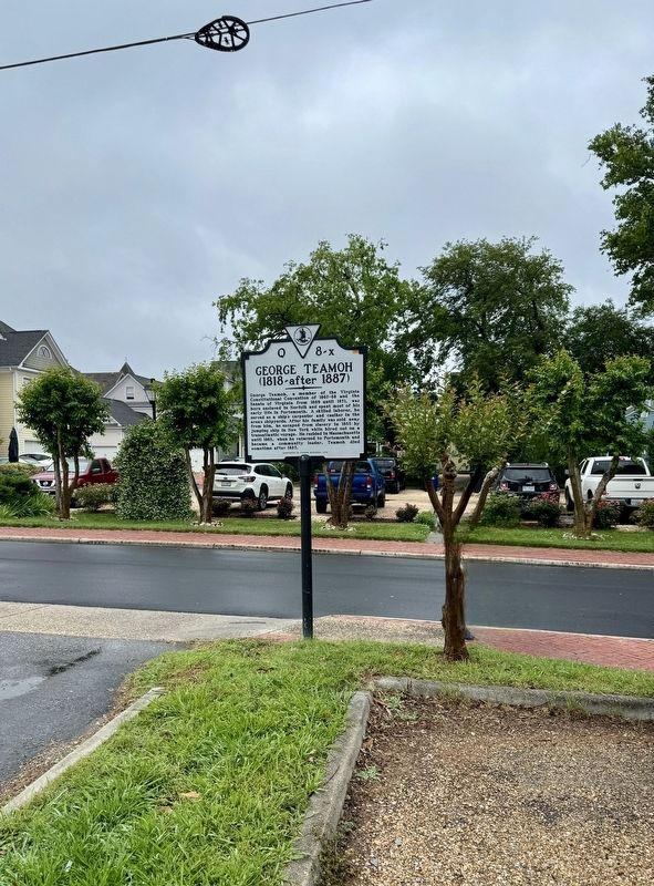 George Teamoh Marker. Click for full size. George Teamoh Marker image. Click for full size.