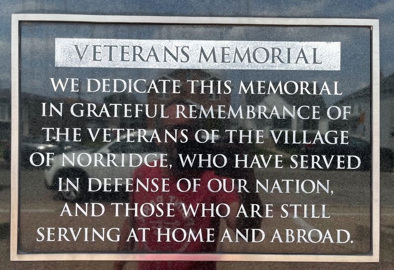Norridge Veterans Memorial image. Click for full size.