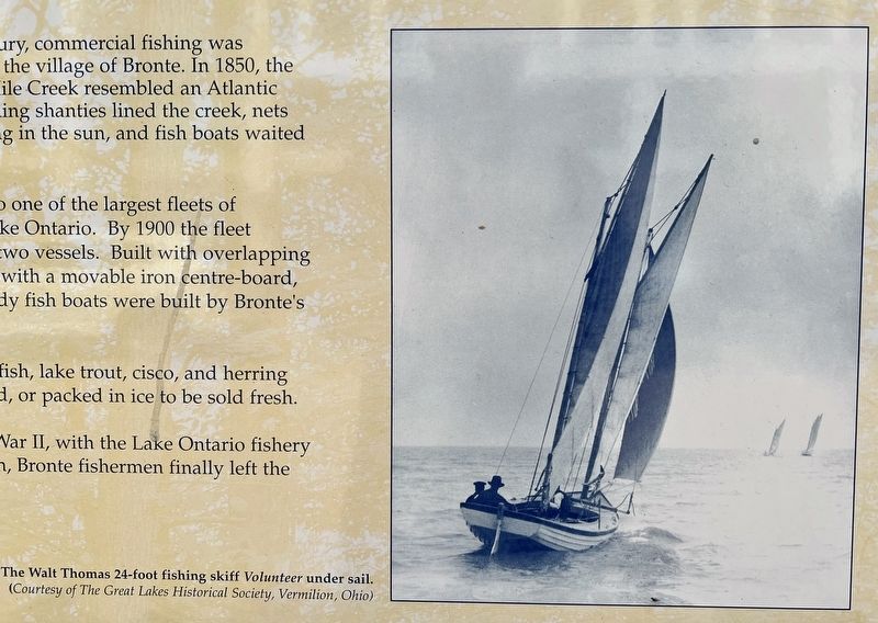 Bronte: a Fishing Village marker photo detail. Click for full size. Bronte: a Fishing Village marker photo detail image. Click for full size.