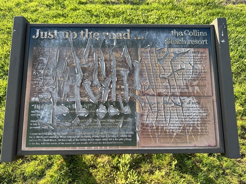Just Up the Road... Marker image. Click for full size.