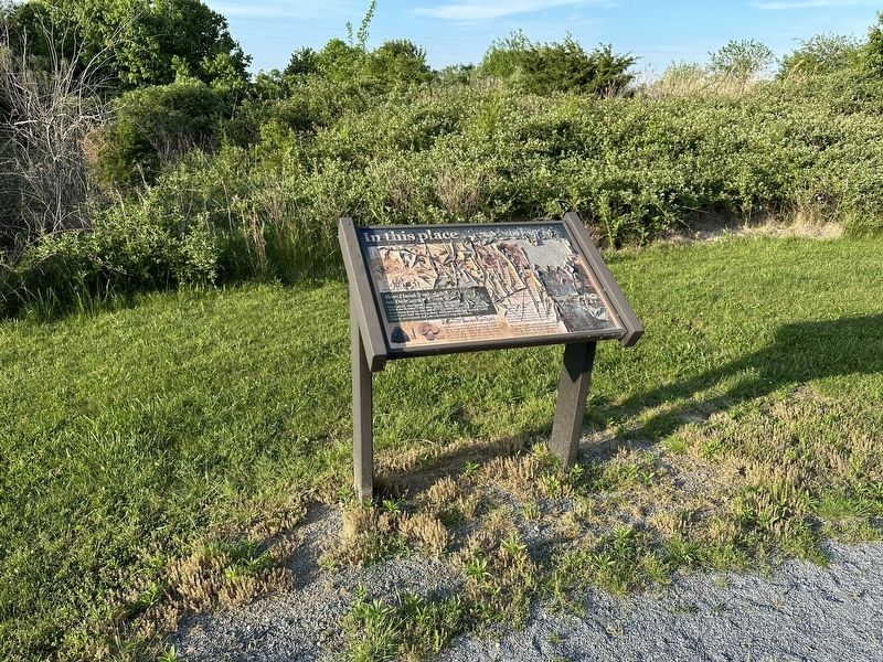 In This Place... Marker wide view image. Click for full size.