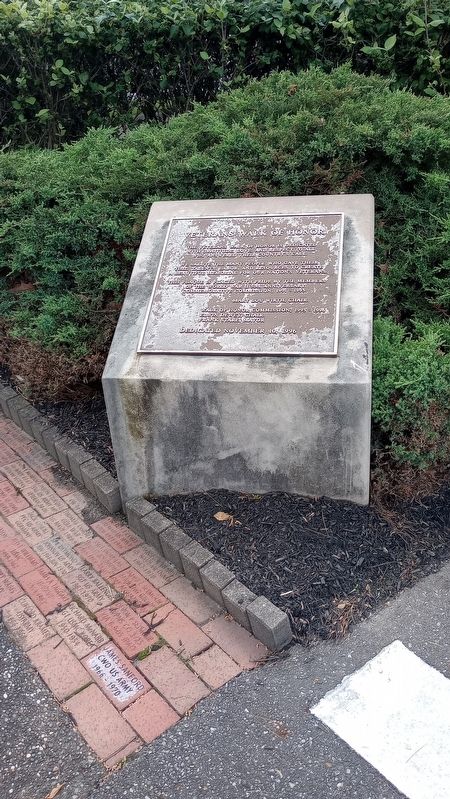 Veterans Walk Of Honor Marker image. Click for full size.