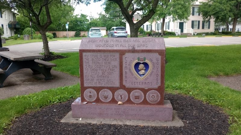 Dedicated to All Men and Women Wounded in All Our Wars Marker image. Click for full size.