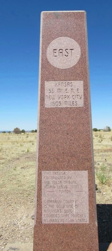 Highest Point in Oklahoma Marker � East image. Click for full size.