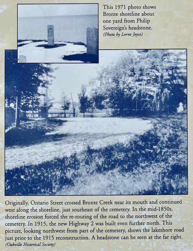 Bronte Pioneer Cemetery marker photo detail. Click for full size. Bronte Pioneer Cemetery marker photo detail image. Click for full size.