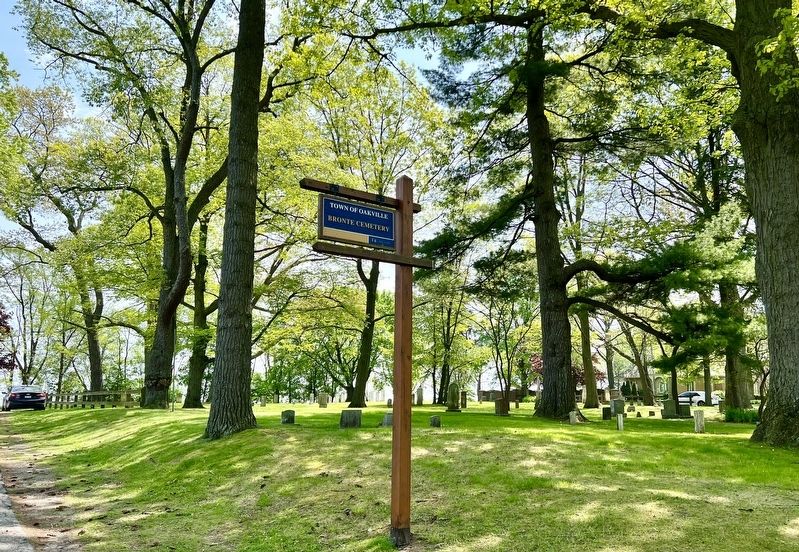 Bronte Pioneer Cemetery. Click for full size. Bronte Pioneer Cemetery image. Click for full size.