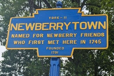 Newberrytown Marker. Click for full size. Newberrytown Marker image. Click for full size.