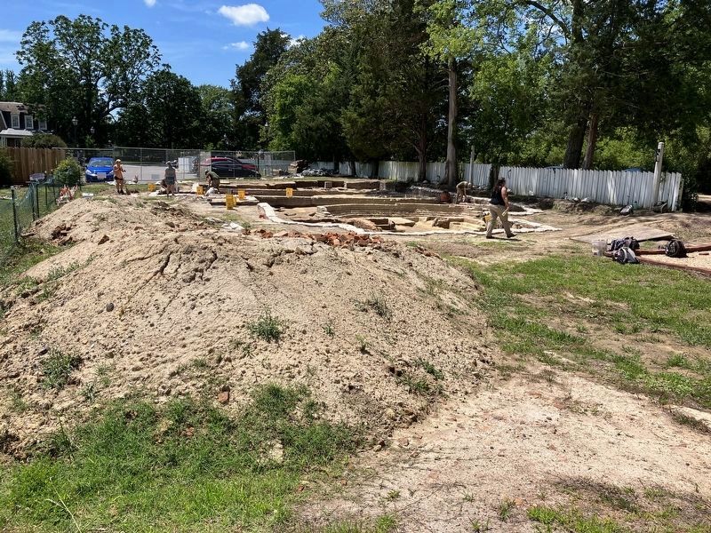 Site of First Baptist Church (2023). Click for full size. Site of First Baptist Church (2023) image. Click for full size.