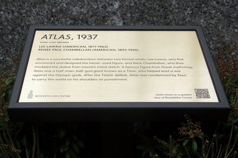<i>Atlas</i>, 1937 Marker. Click for full size. <i>Atlas</i>, 1937 Marker image. Click for full size.