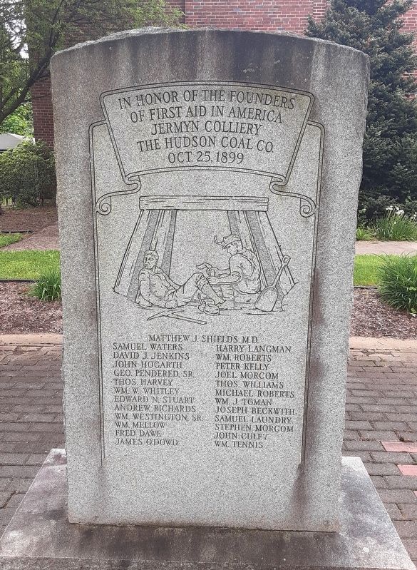 The Founders of First Aid in America Marker. Click for full size. The Founders of First Aid in America Marker image. Click for full size.