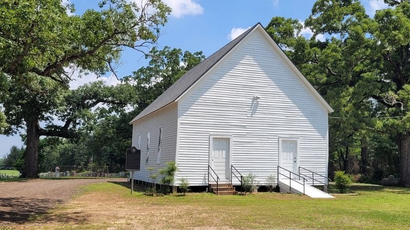 The Shelby Chapel Church, Cemetery and Marker. Click for full size. The Shelby Chapel Church, Cemetery and Marker image. Click for full size.