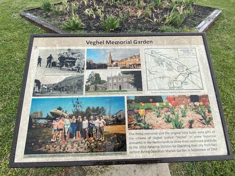 Veghel Memorial Garden Marker. Click for full size. Veghel Memorial Garden Marker image. Click for full size.