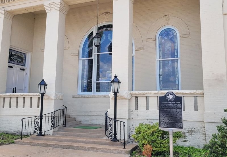 First United Presbyterian Church of Athens Marker image. Click for full size.