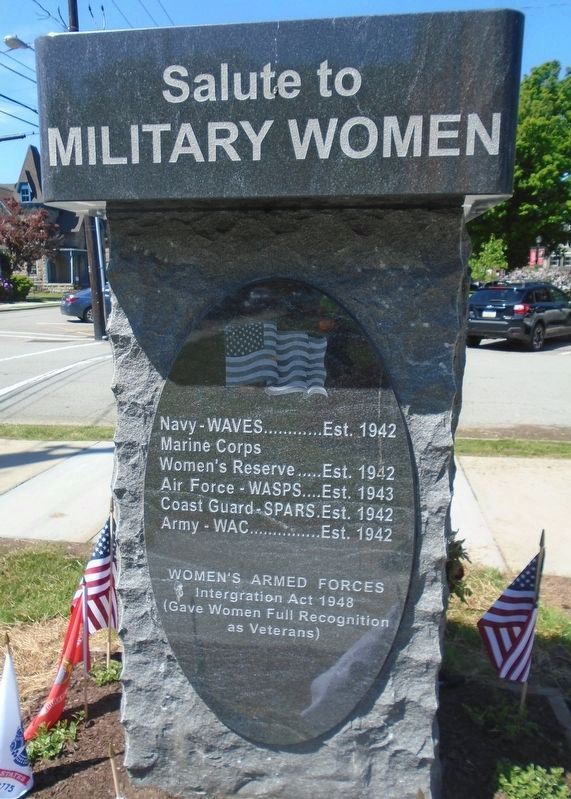 Salute to Military Women Memorial. Click for full size. Salute to Military Women Memorial image. Click for full size.