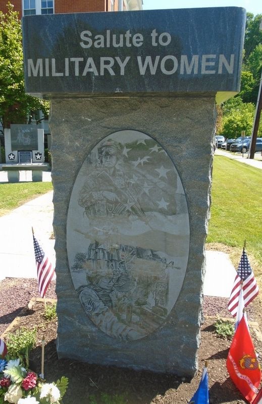 Salute to Military Women Memorial. Click for full size. Salute to Military Women Memorial image. Click for full size.