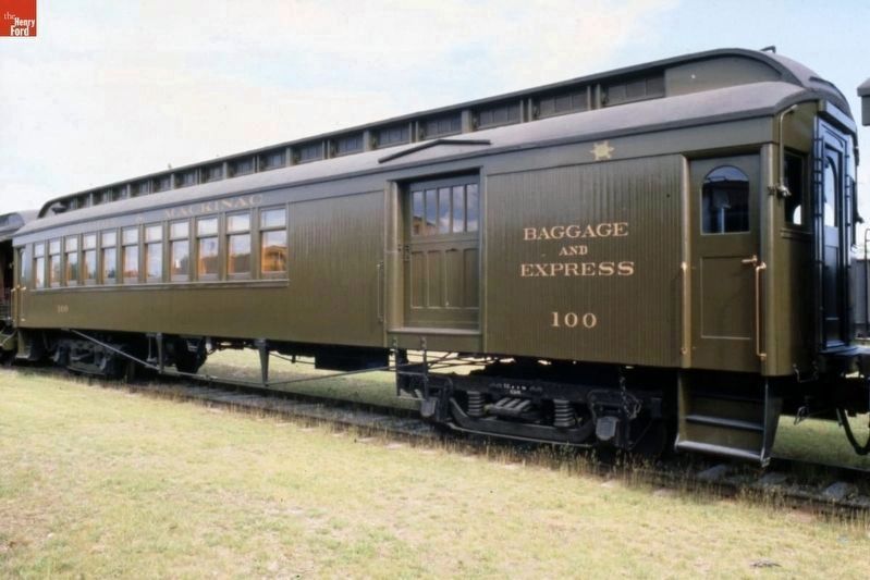 Detroit & Mackinac Railway Combination Car, 1901-1905 image. Click for full size.